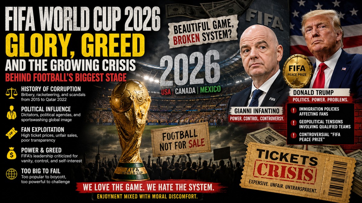 FIFA World Cup 2026 Glory, Greed, and the Growing Crisis Behind Football’s Biggest Stage