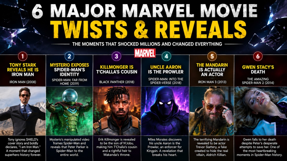 Major Marvel Movie Twists That Changed Superhero Cinema