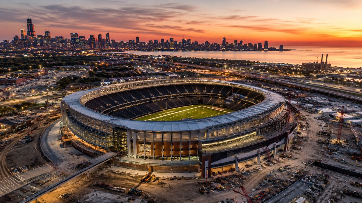 Chicago Bears planning a new NFL stadium in Hammond Indiana as the franchise considers leaving Illinois