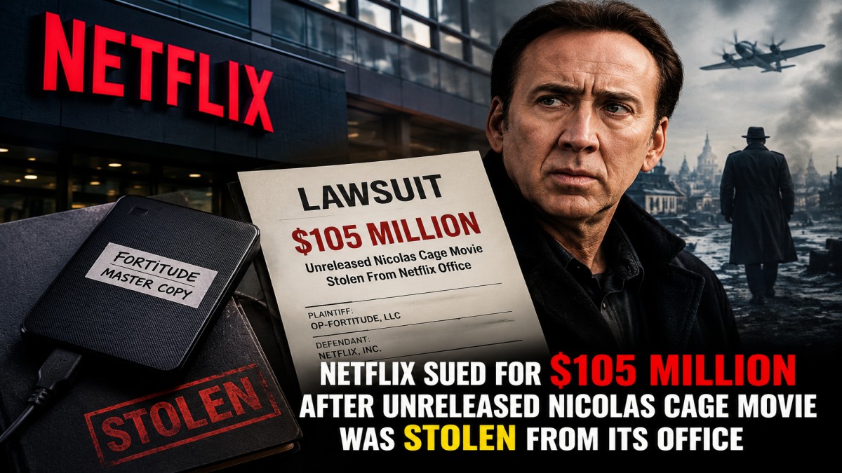 Netflix faces a $105 million lawsuit after an unreleased Nicolas Cage film was reportedly stolen from its Los Angeles office.