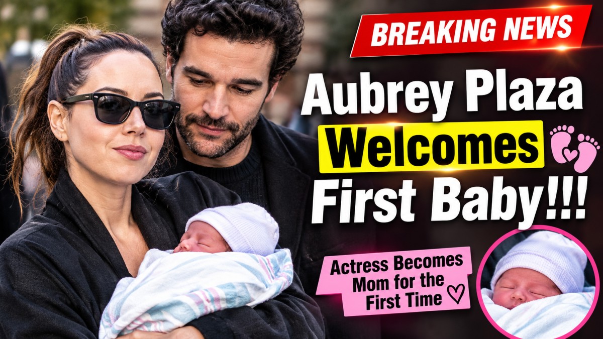 Aubrey Plaza Welcomes Her First Child With Christopher Abbott