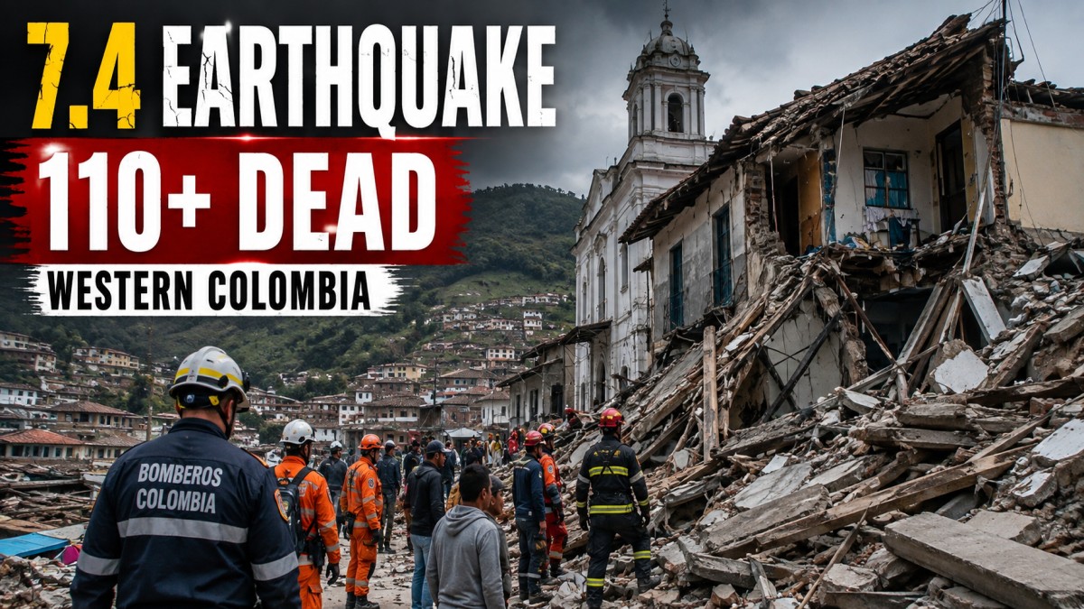 Colombia Earthquake: Death Toll Tops 110 as Powerful 7.4-Magnitude Quake Leaves Widespread Damage
