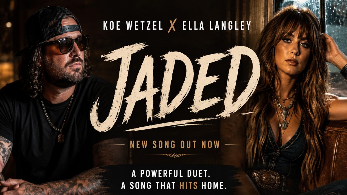 Koe Wetzel and Ella Langley promote their new country song Jaded