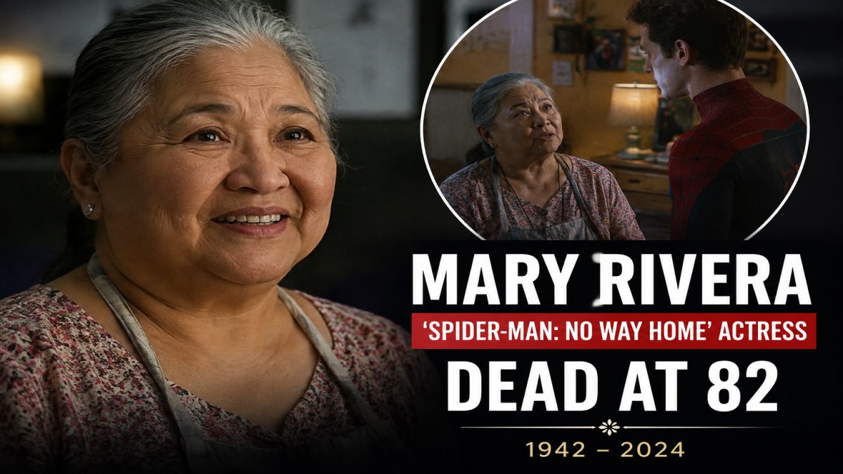 Mary Rivera, actress who played Ned Leeds' grandmother in Spider-Man No Way Home, dies at age 82.