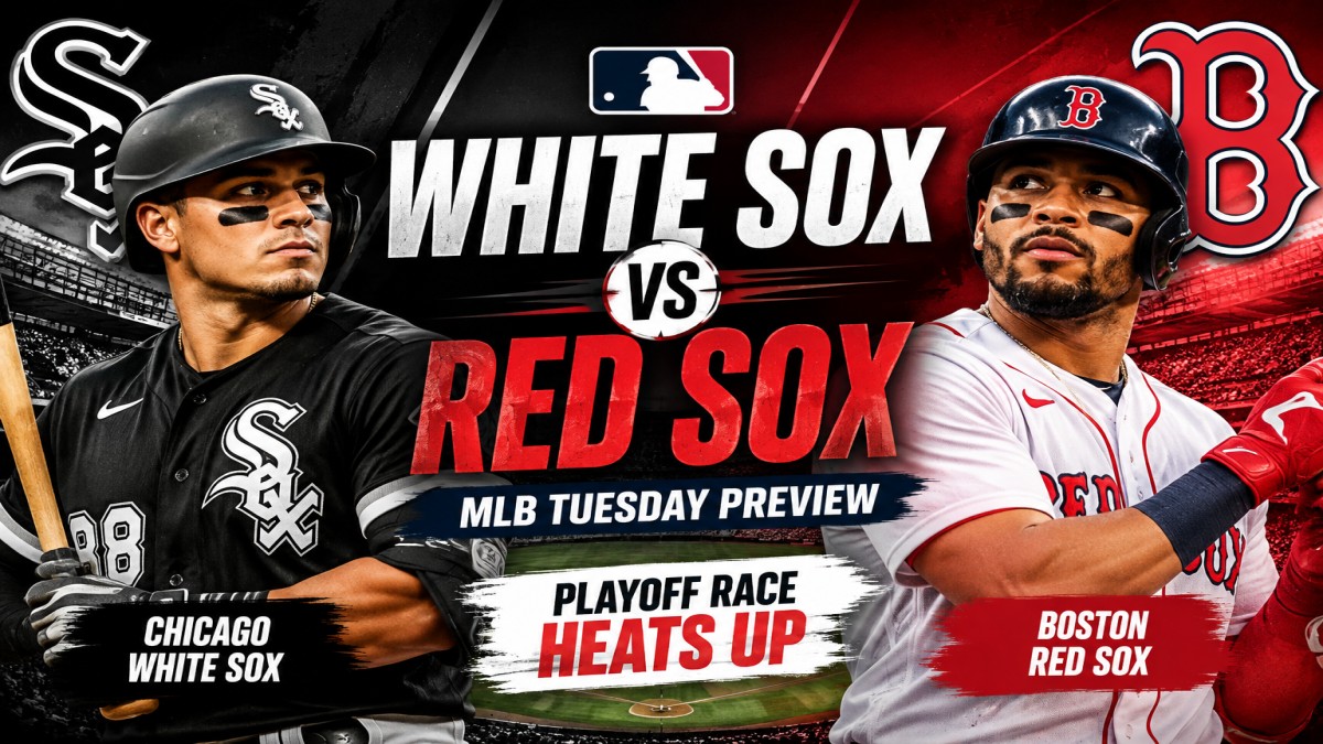 Chicago White Sox face the Boston Red Sox in a crucial Tuesday MLB matchup with playoff implications.
