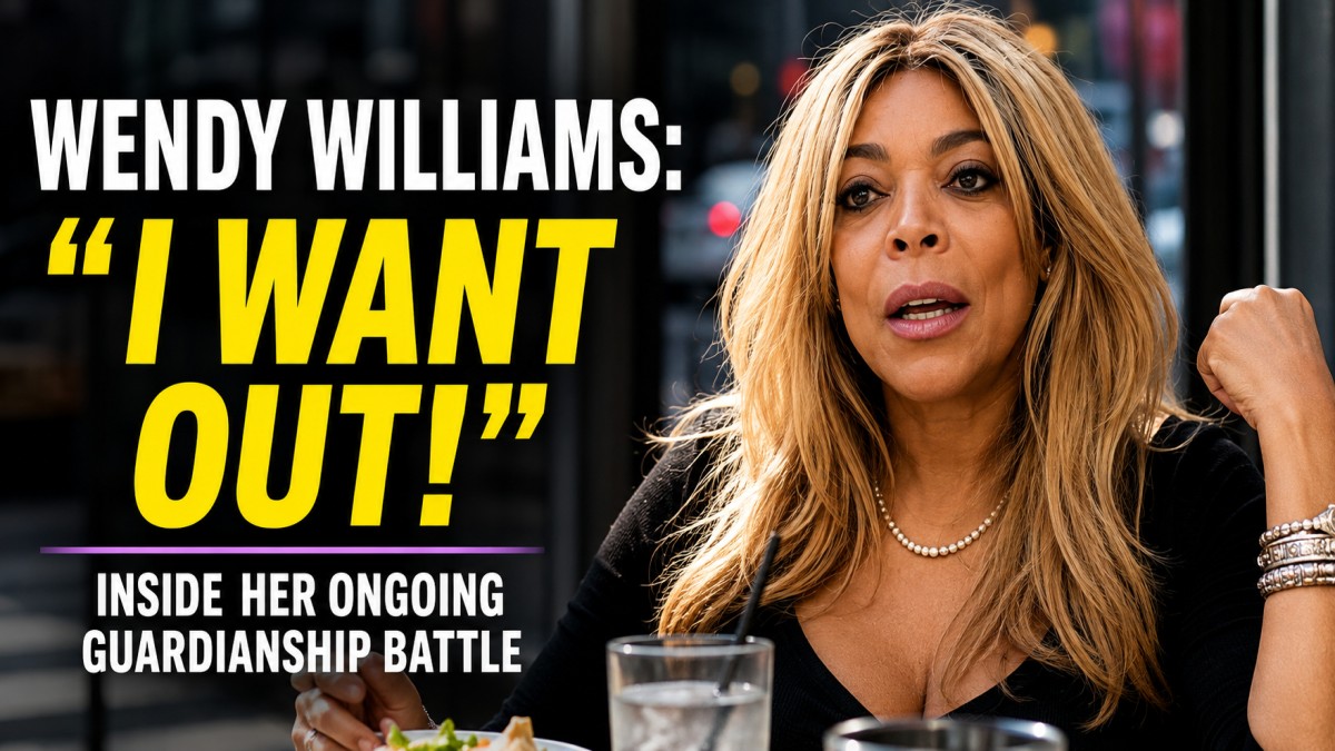 Wendy Williams Makes Rare Public Appearance and Repeats Her Call for Freedom Amid Guardianship Battle